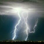 How lightning occurs during a thunderstorm