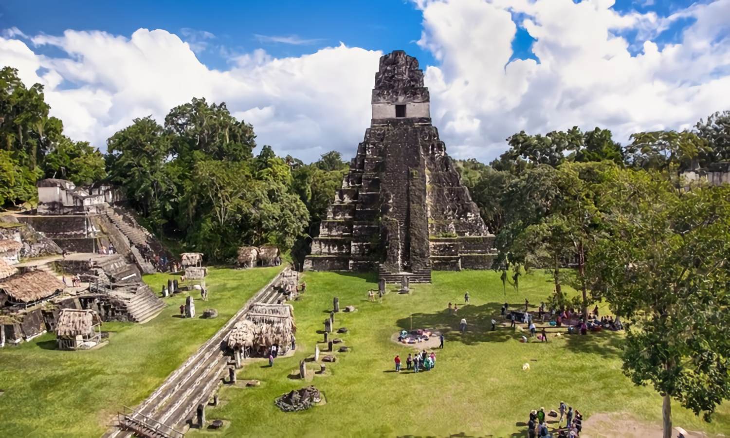 Tikal, the capital of the Maya