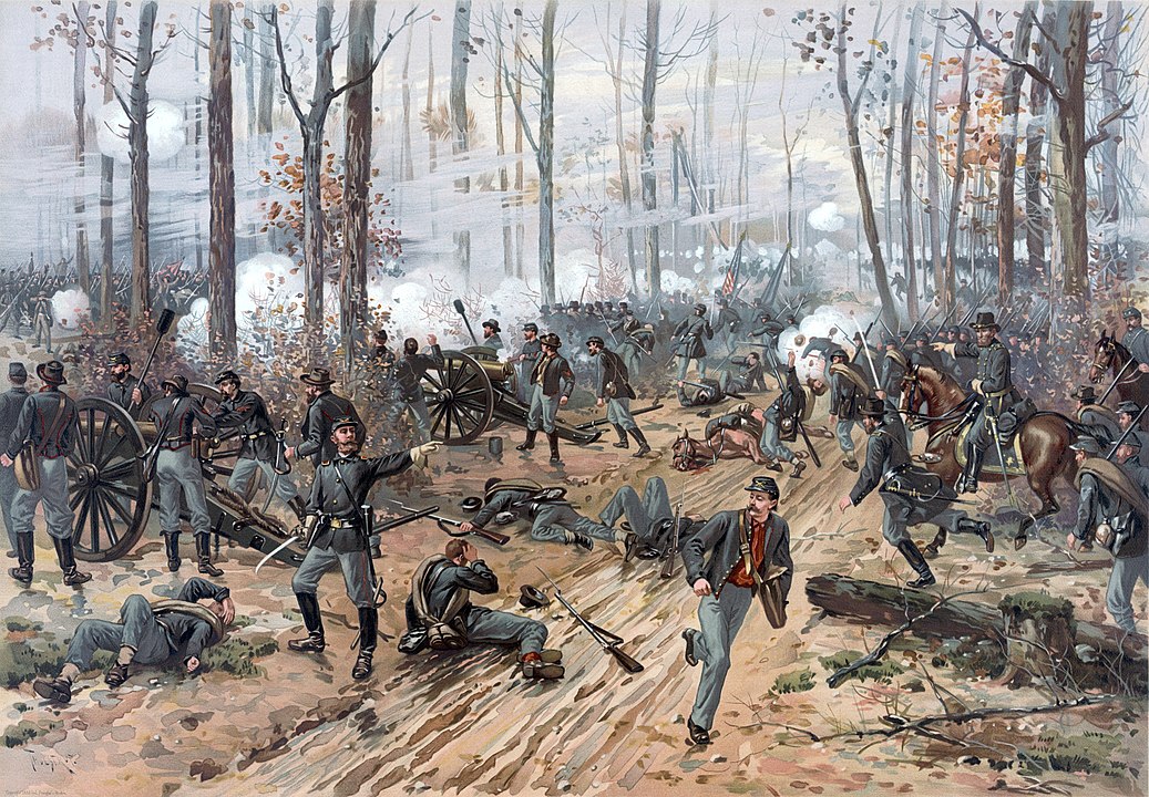 The Battle of Shiloh by Thulstrup.