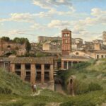 A view of the Cloaca Maxima as it appeared in 1814. Oil on canvas by Christoffer Wilhelm Eckersberg