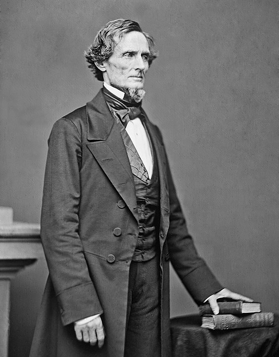 Opposing political leaders: Pres. Jefferson Davis, CSA. The First Battle of Bull Run.