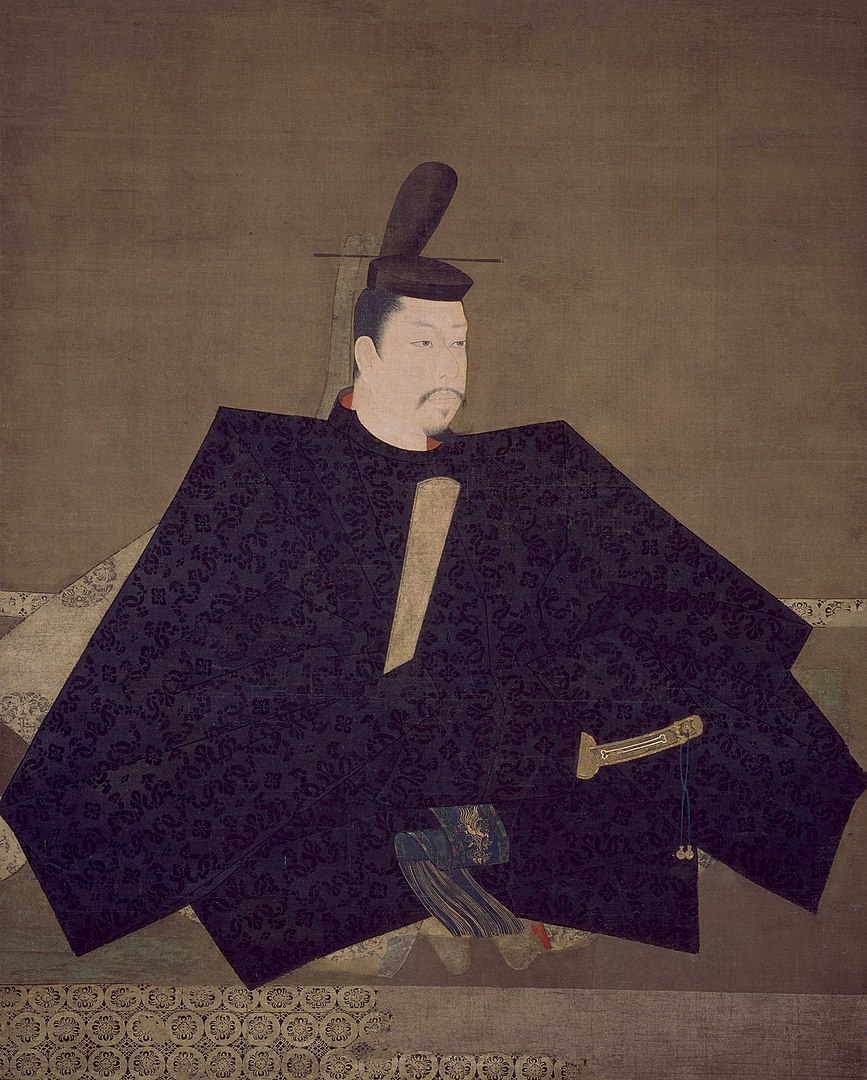 Minamoto no Yoritomo, from an 1179 hanging scroll by Fujiwara no Takanobu.