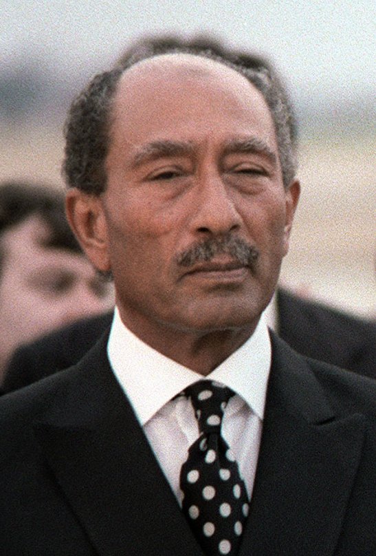 Egyptian President Anwar Sadat.