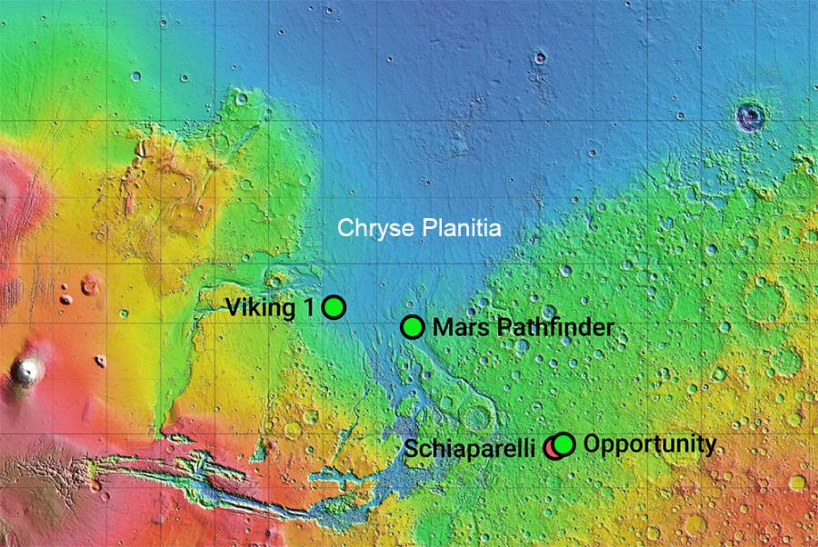 Prior to the formation of Chryse Planitia, an ocean covered the whole of Mars.