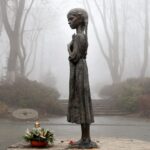 Holodomor girl statue