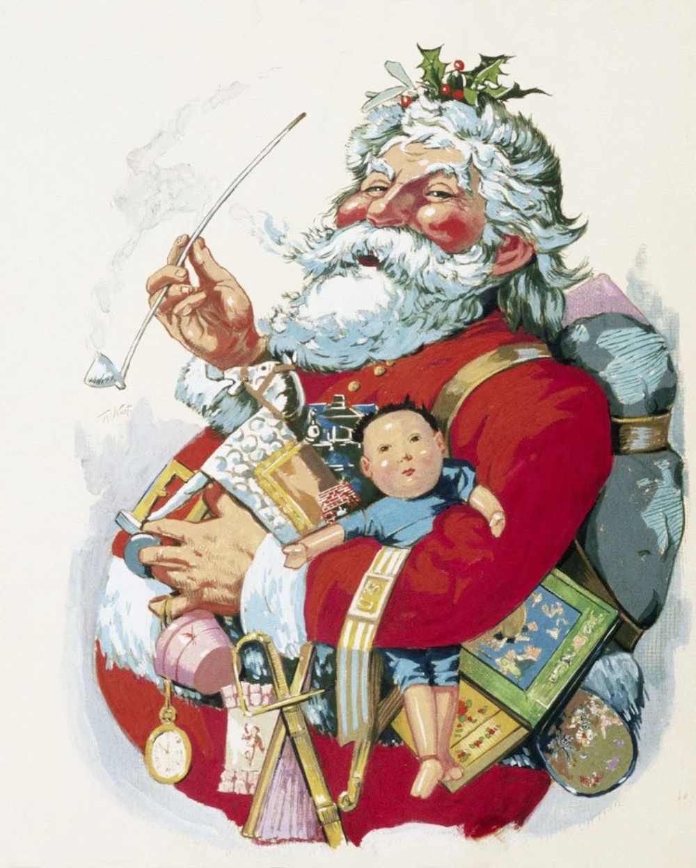 Today's iconic "Merry Old Santa Claus" painting was really just another piece of Union propaganda meant to solidify the public's perception of Santa.