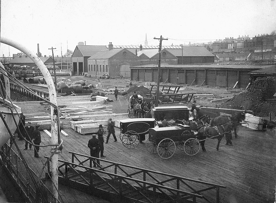 Preparations for the arrival of deceased victims in Halifax.