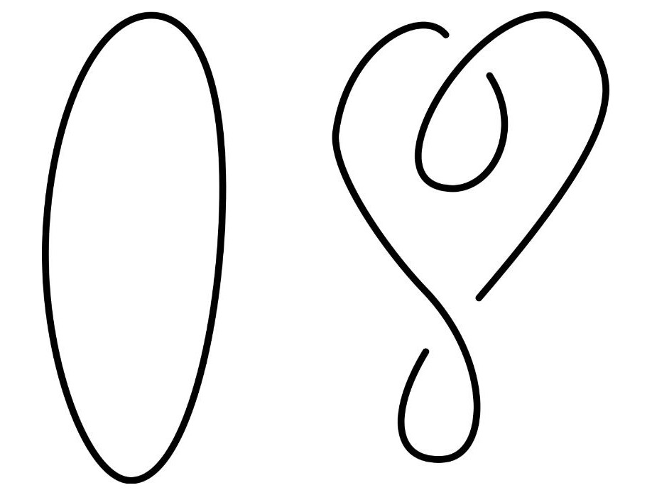 The two crossings in this image represent the same knot, or more precisely, the same unknots.