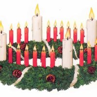 advent wreath illustration