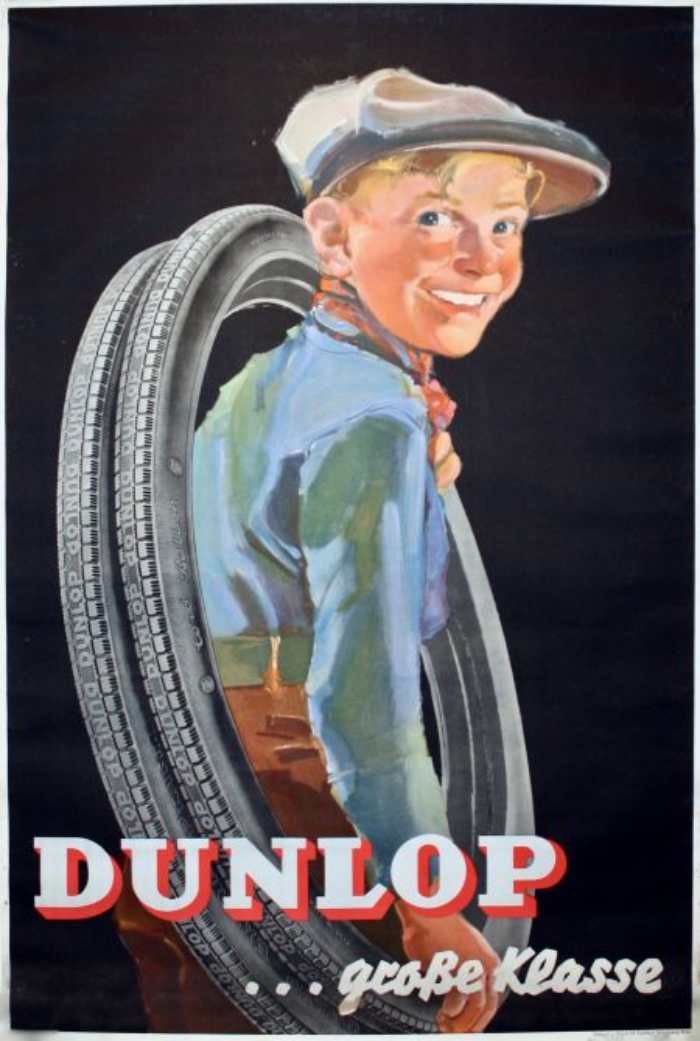 Dunlop advertisement around 1925.