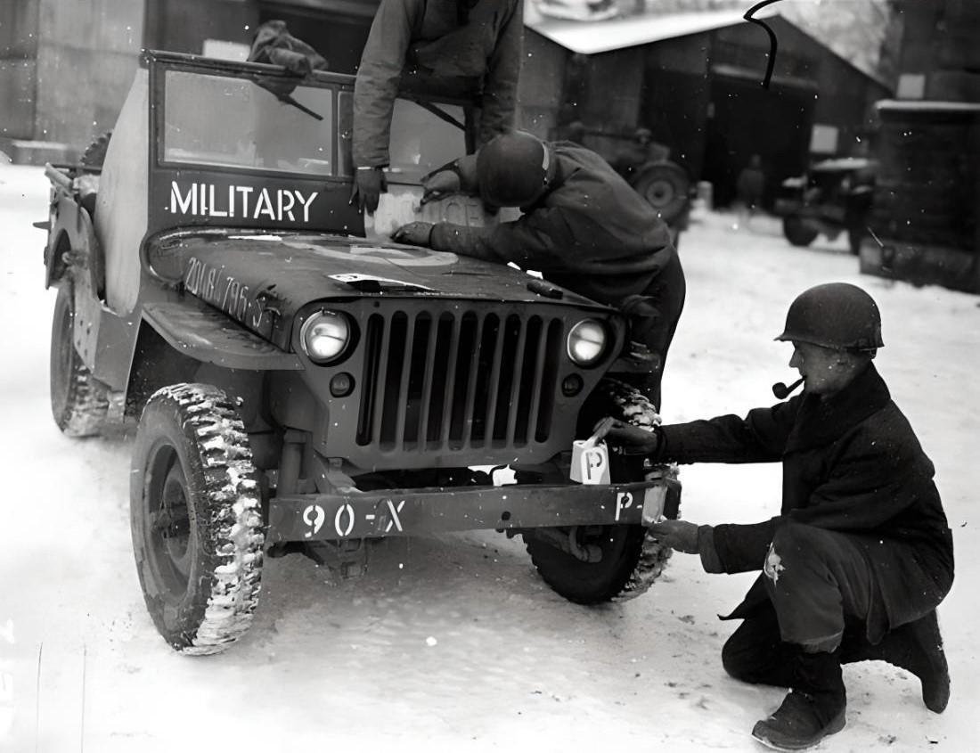 The Ghost Army would alter the markings on the trucks to seem like those of legitimate forces 