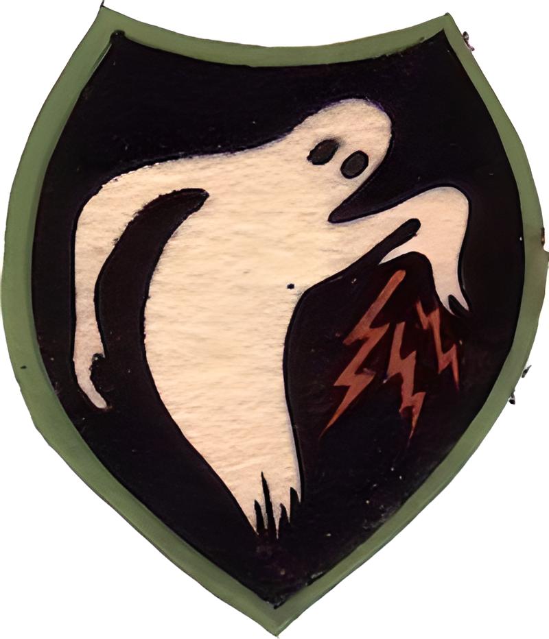 Insignia of a "Ghost Army" that were never worn by the unit but were widely recognized as such after the war.