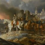 'Napoleon in burning Moscow' by Adam Albrecht