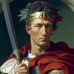 Artwork of Julius Caesar.