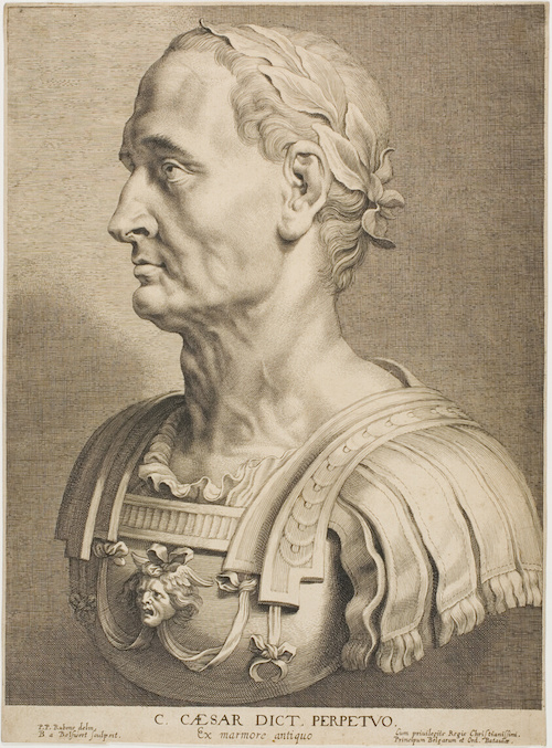 Julius Caesar, Perpetual Dictator, Boëtius Adamsz. Bolswert, Printed 1629–1635.