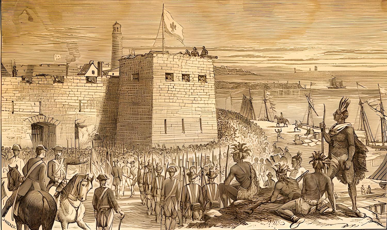 Battle of Fort Oswego. Source: Journal de Montréal Edit: malevus.com