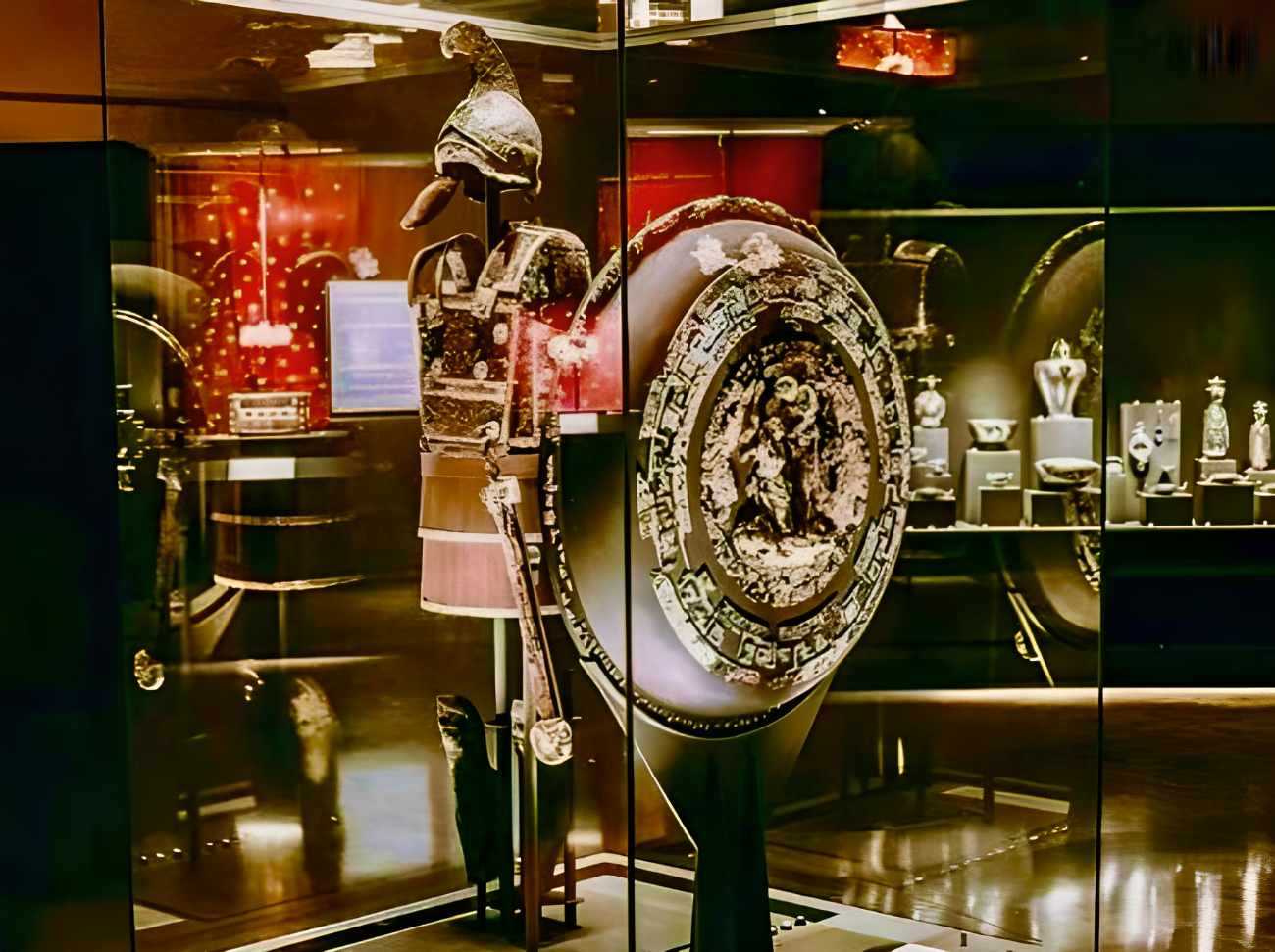 The armor of Alexander the Great's father, Philip II of Macedon.