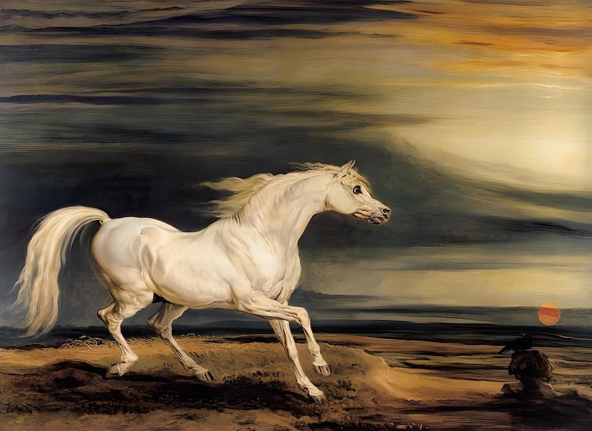 Napoleon's horse Marengo by James Ward, 1824.