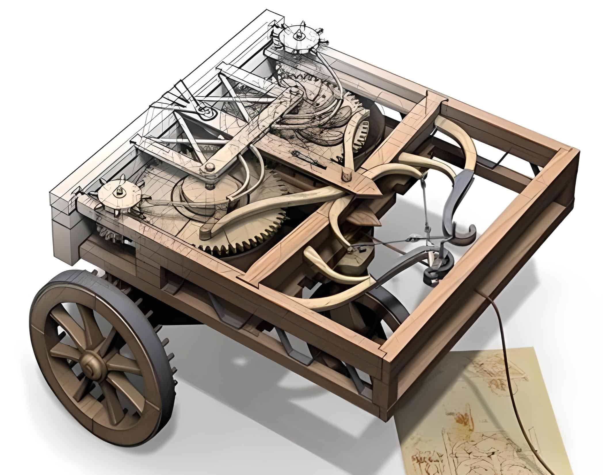 Leonardo da vinci's Self-Propelled Cart