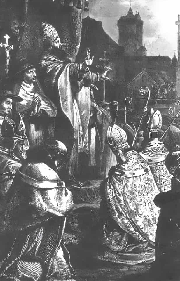 Pope Urban II preaching the First Crusade at the Council of Clermont
