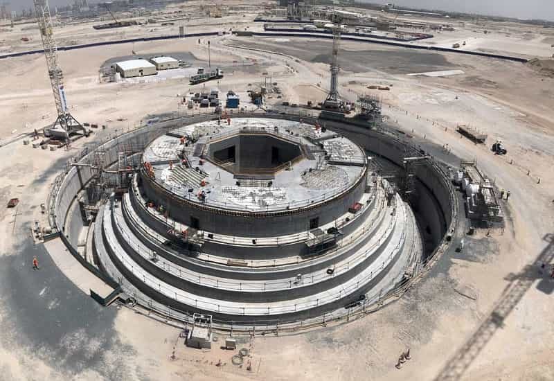 Dubai Creek Tower foundation construction