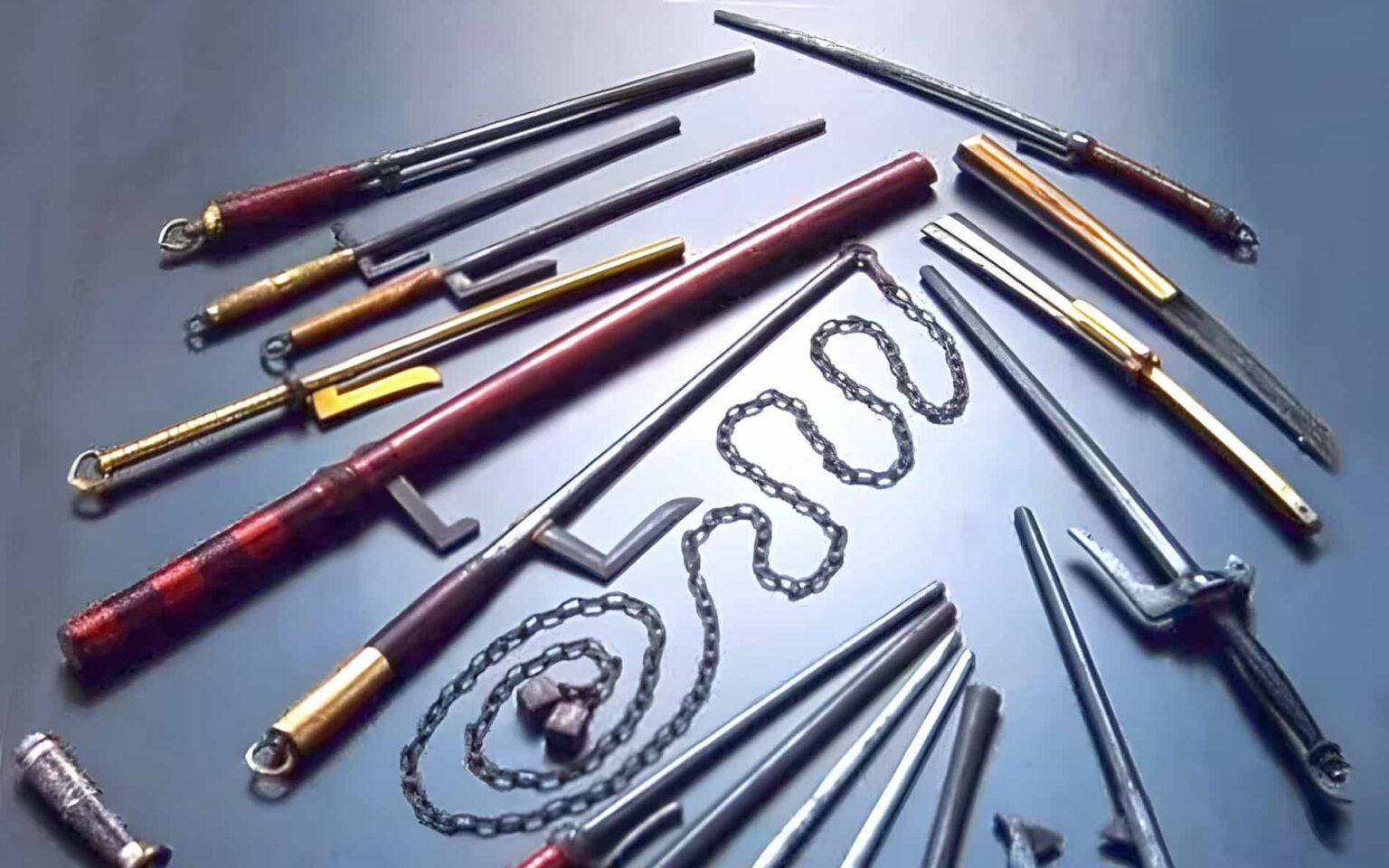 Jitte Japanese Police Used Iron Rulers When Katana Was Too Sharp Malevus