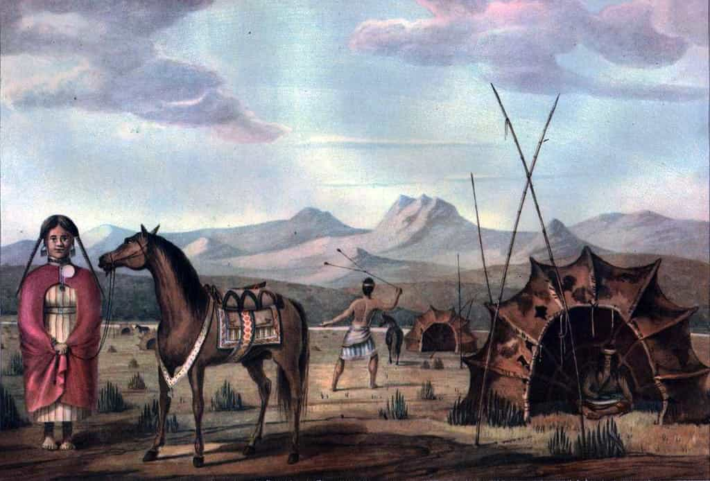 In the 18th century, Mapuches.