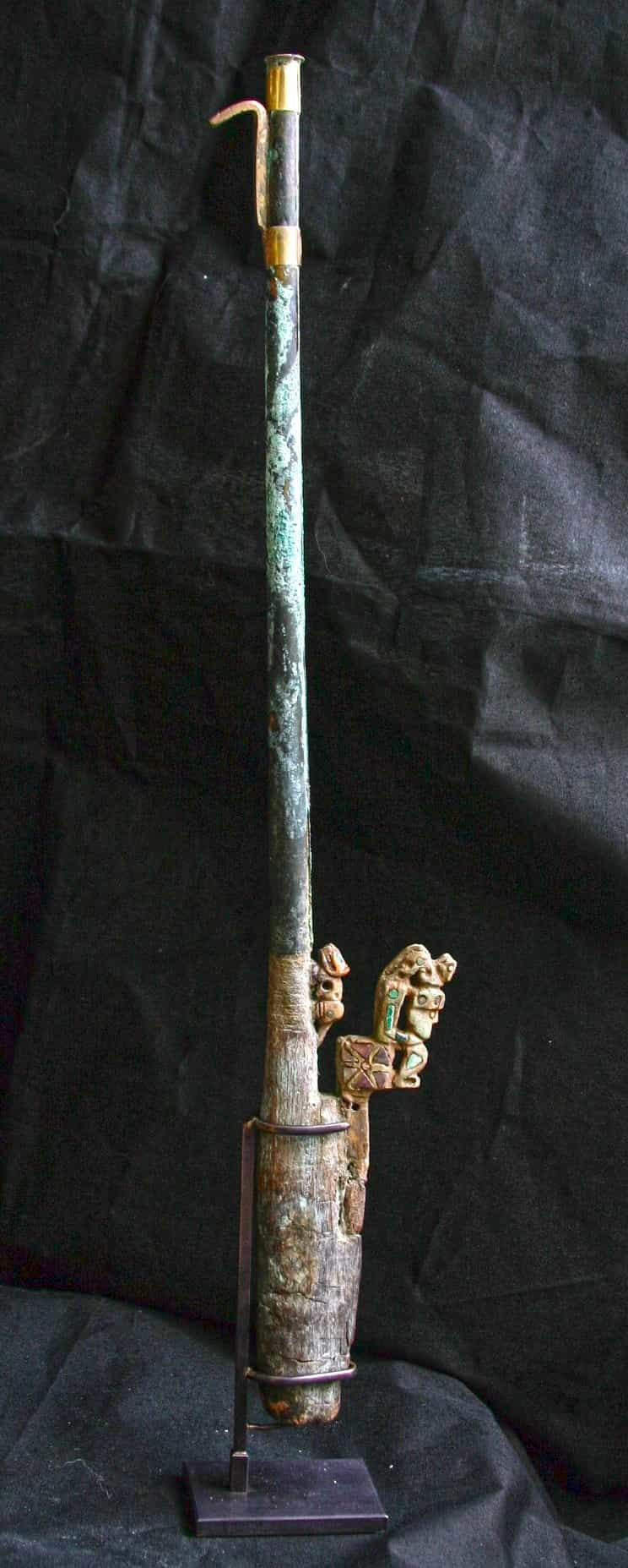 A ceremonial atlatl from Peru, 1–300 AD. 