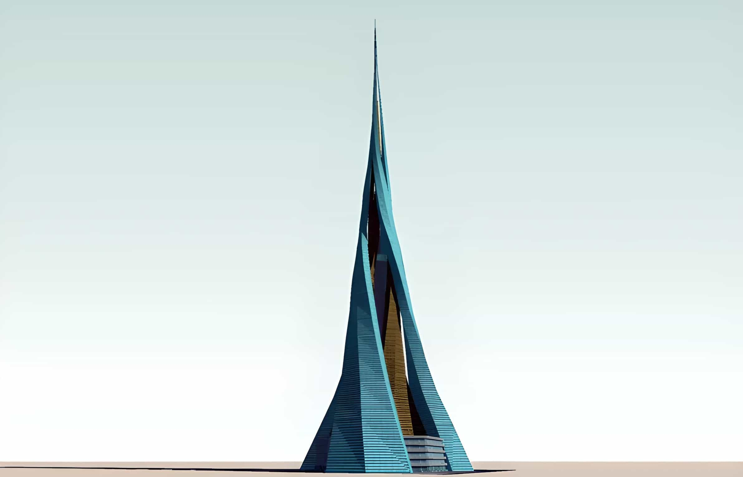 the Dubai City Tower 3d design