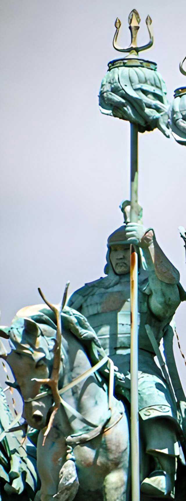 Jelme's statue at the entrance of the Genghis Khan Equestrian Statue.