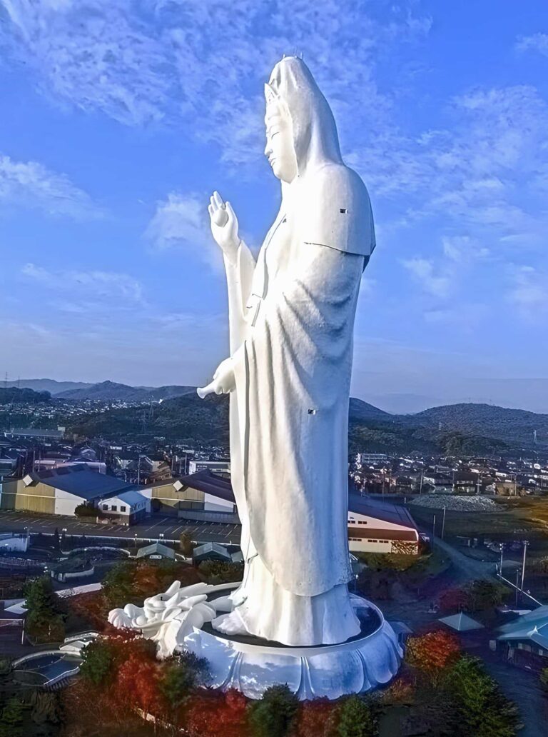 Sendai Daikannon At 328 Ft, The Second Tallest Statue in Japan Malevus