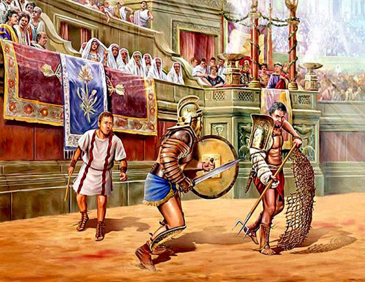 Gladiator in ancient rome