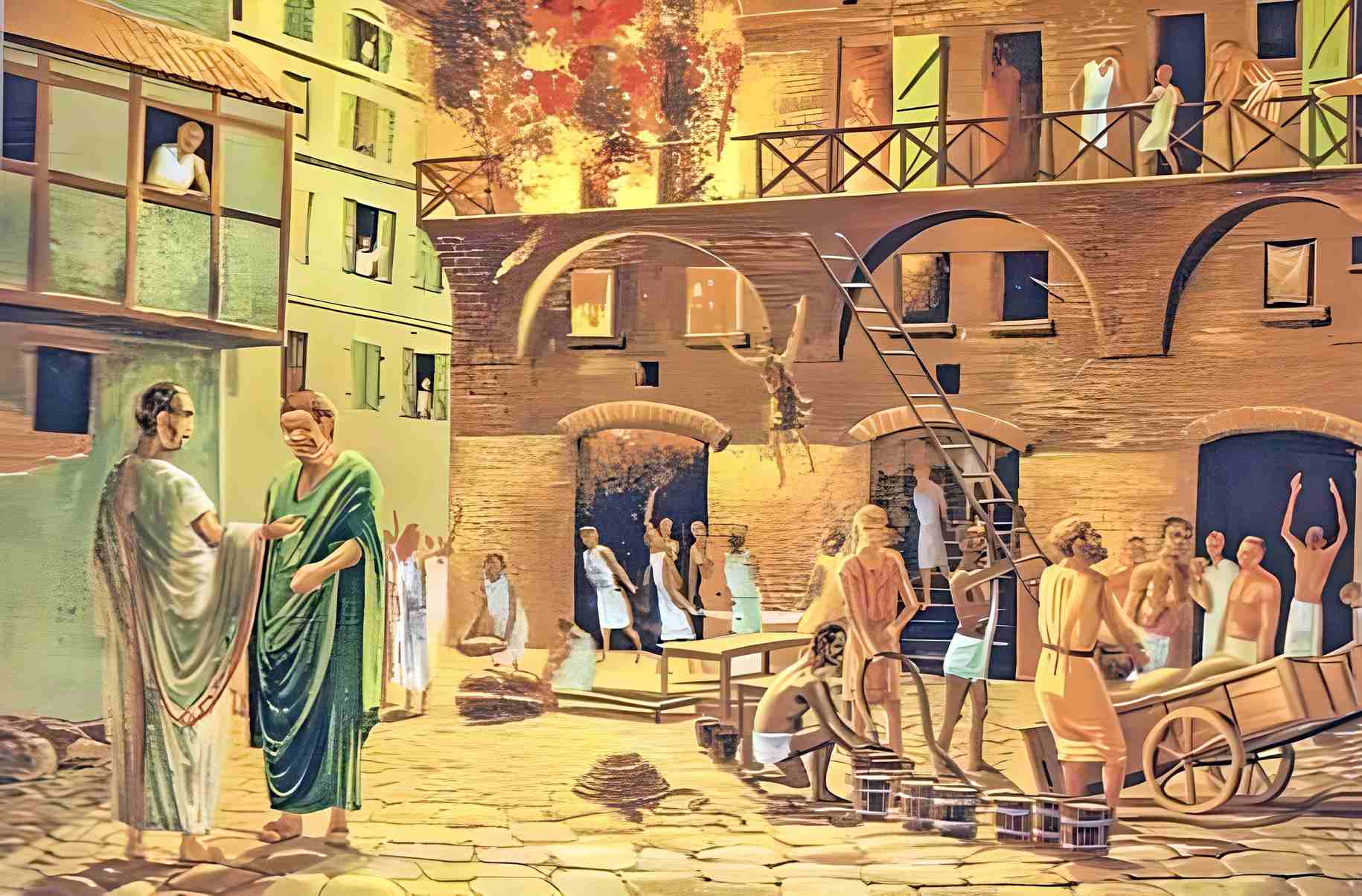 fire brigade in the daily life in ancient rome