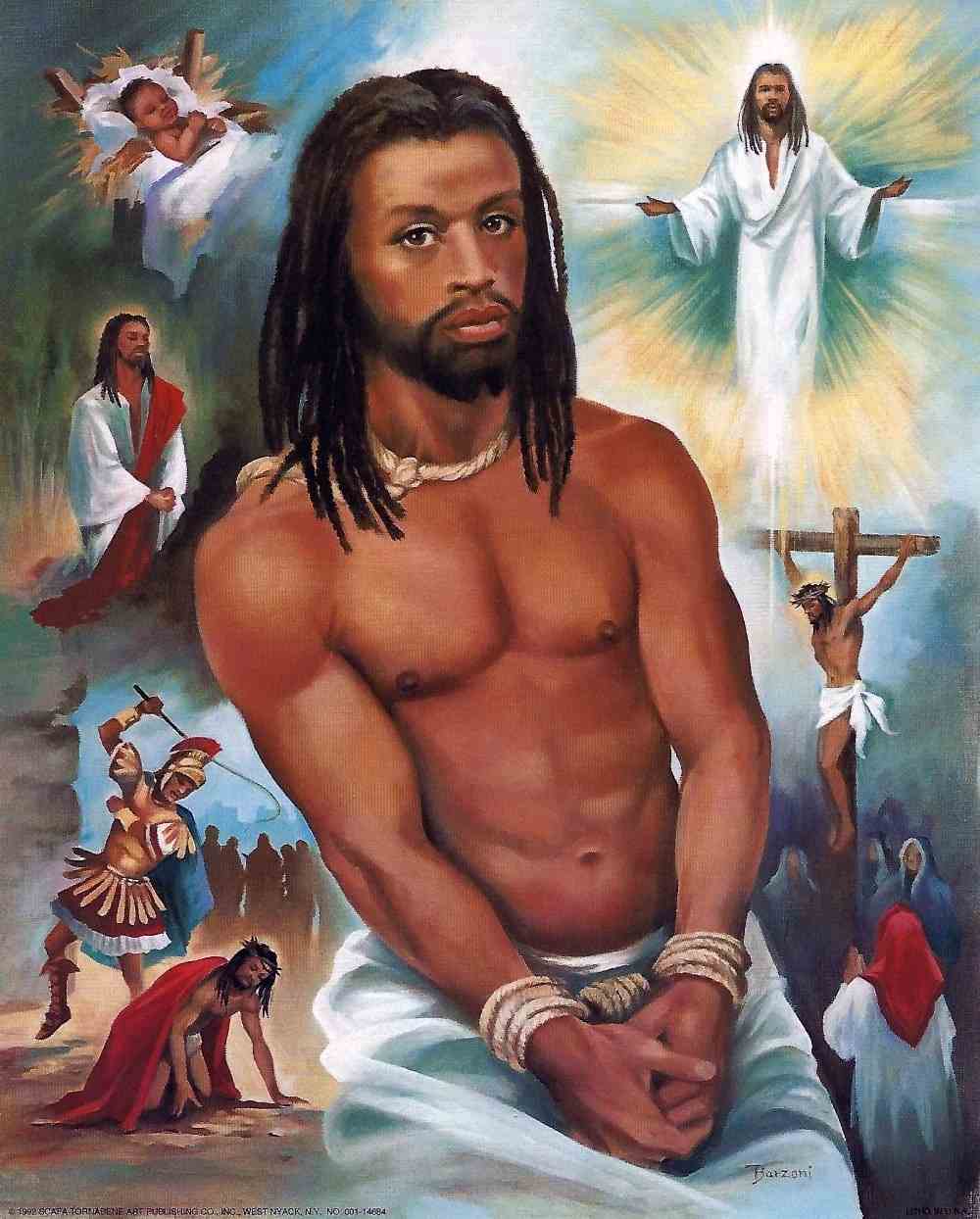 20th century Afro-American Jesus.