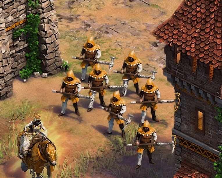 The Polish obuch units in the Age of Empires II. 