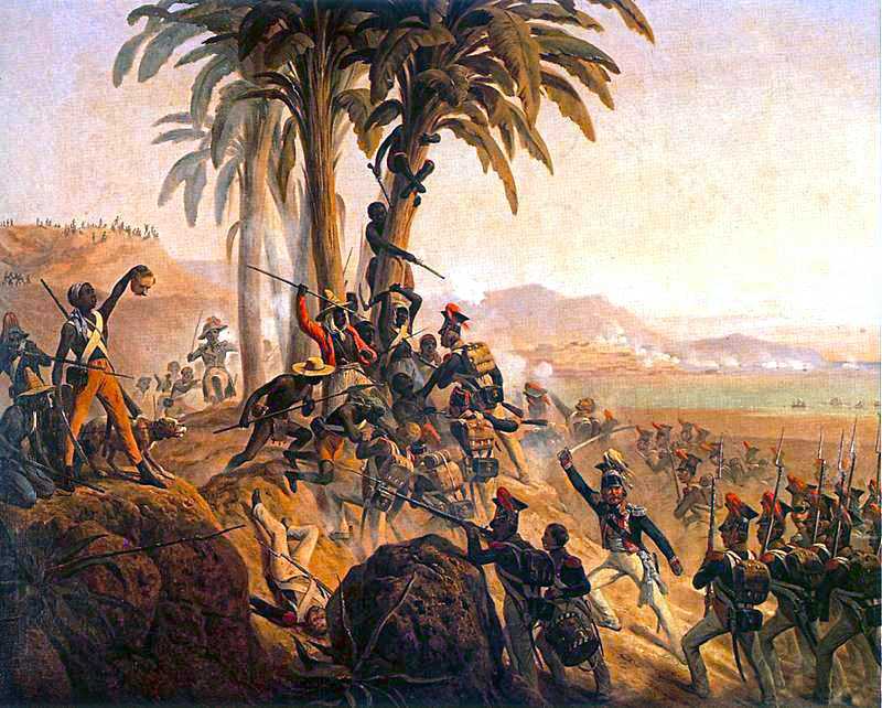 Battle for Palm Tree Hill, Haitian Revolution (1791--1804).