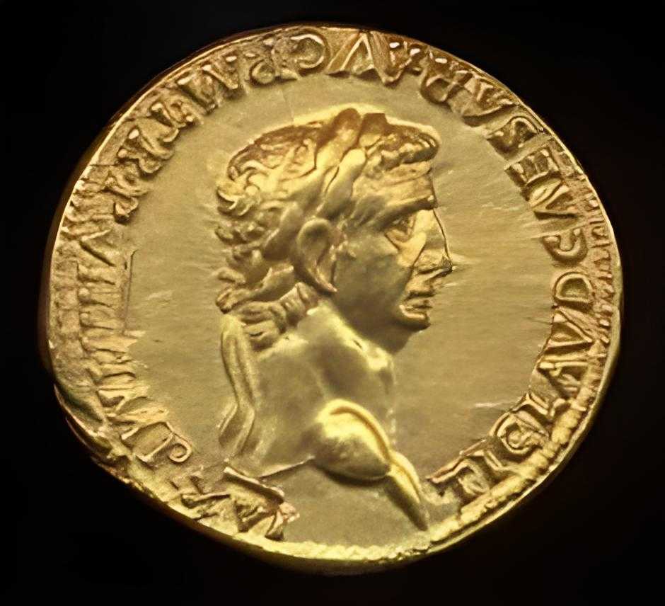 Emperor Claudius coin portrait