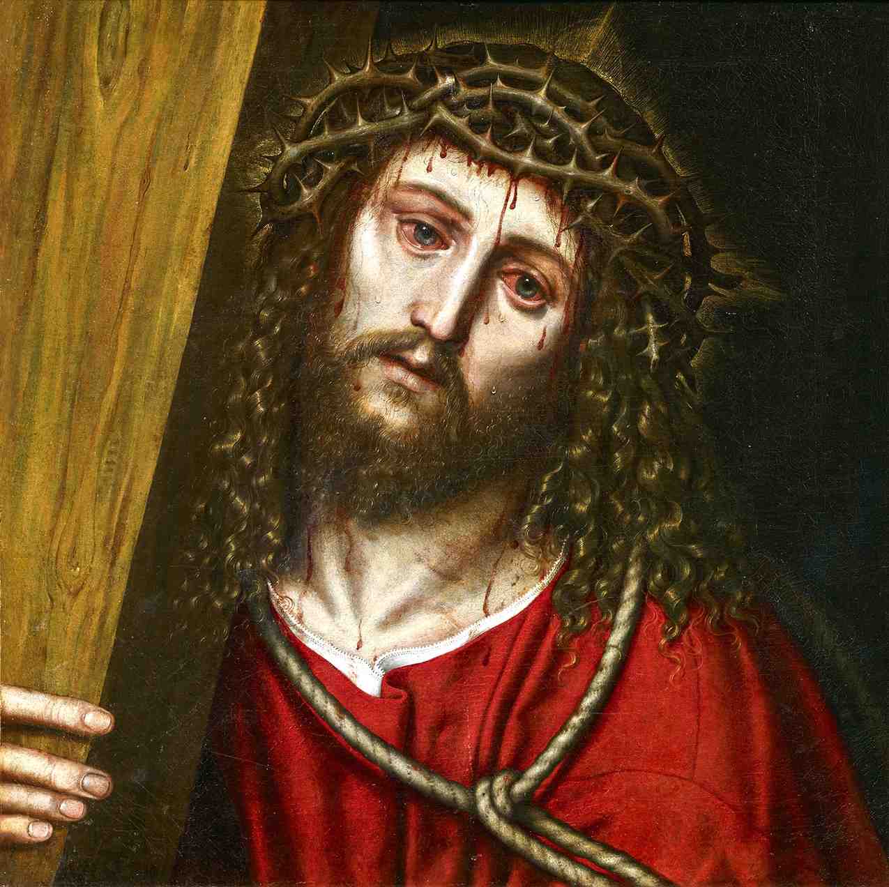 Christ Carrying the Cross by Niccolo Frangipane, 16th century.