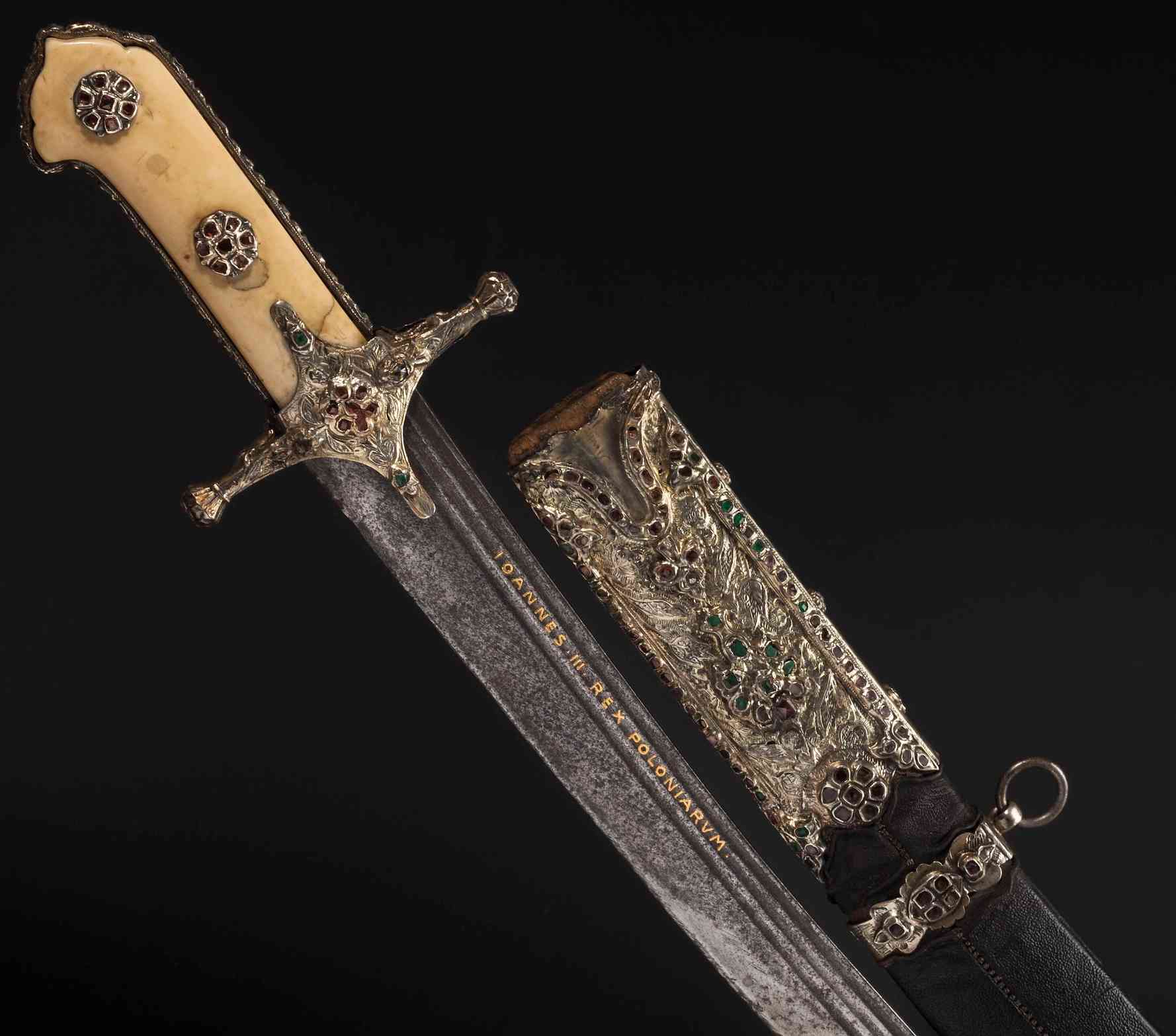 Polish Karabela, Hilt late 18th century, blade 17th century, formerly in a Museum Switzerland