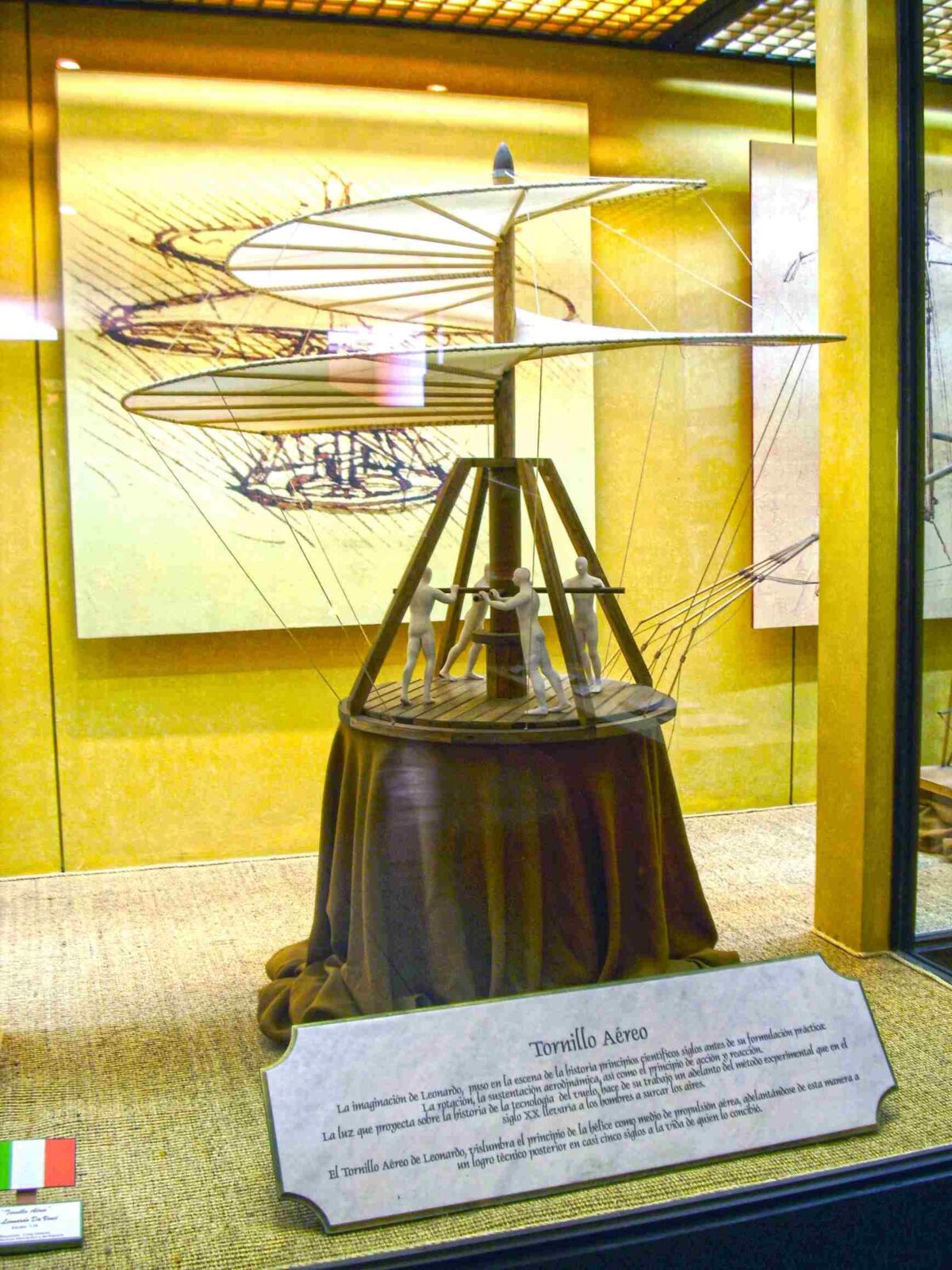 Aerial Screw Leonardo da Vinci's Helicopter Malevus