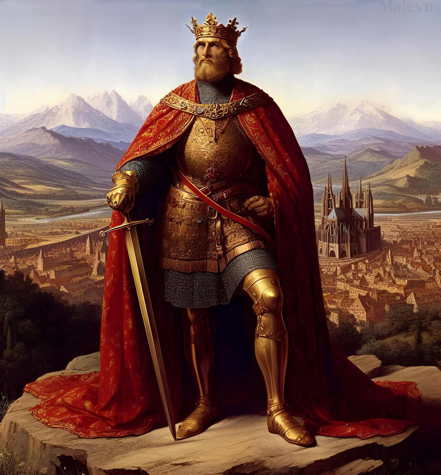 Charles The Bald King Of The Franks And Emperor Of The West Malevus