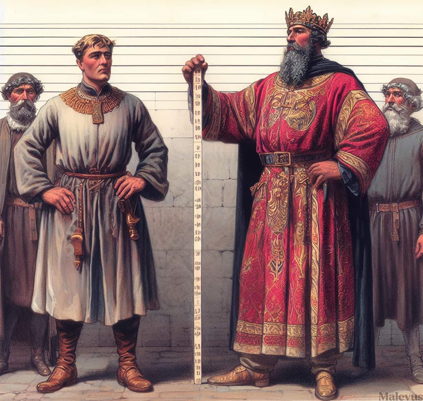 Charlemagne's Height, how tall he was