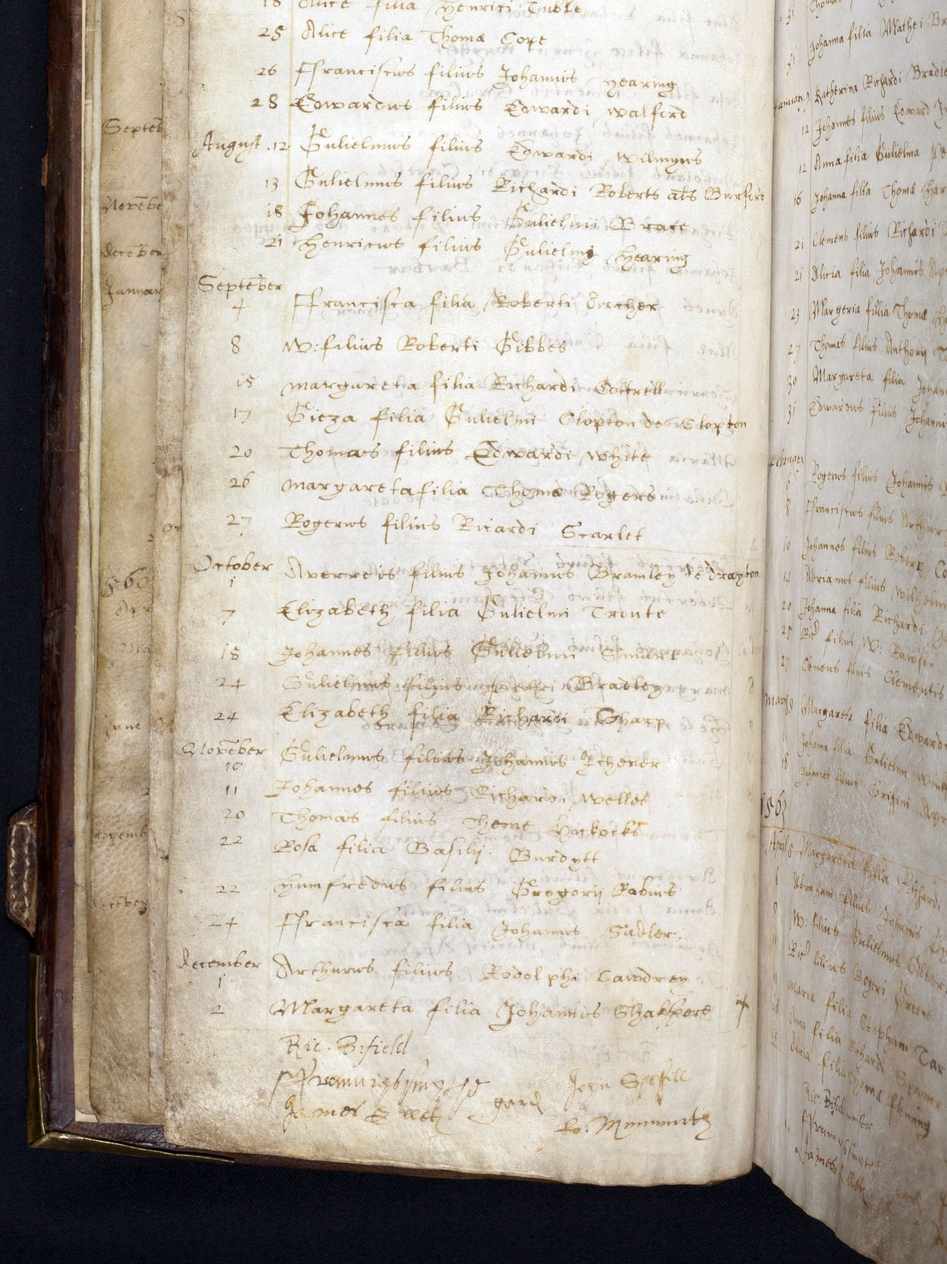 Margaret Shakespeares baptism record