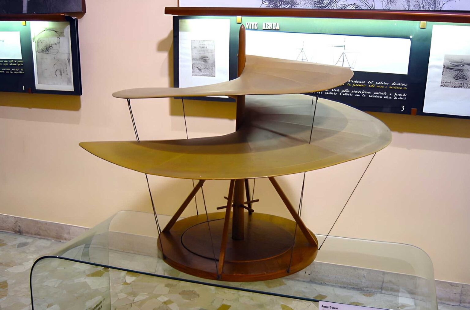 Aerial Screw Leonardo da Vinci's Helicopter Malevus