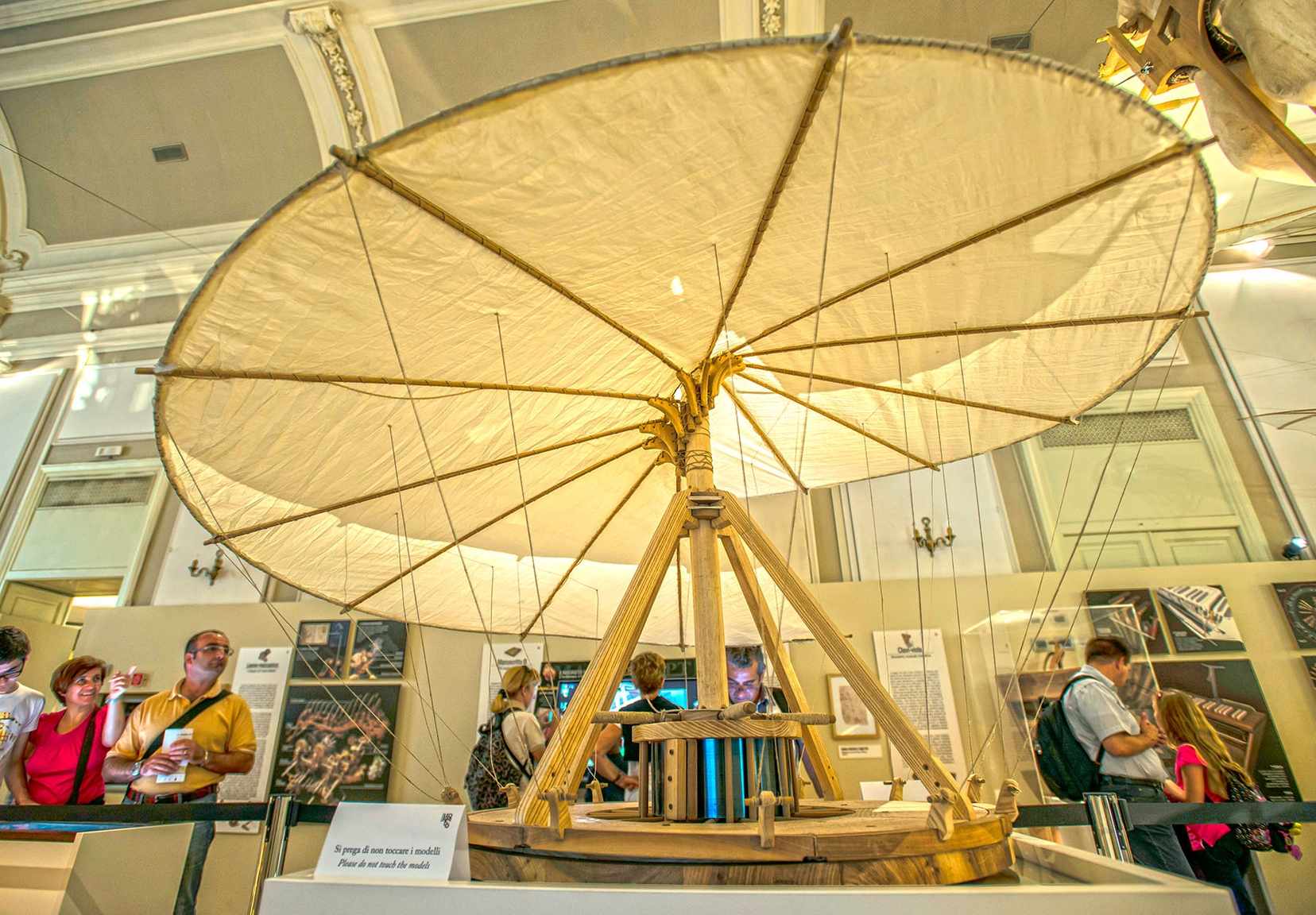 Aerial Screw in the Leonardo da Vinci Museum of Science and Technology in Milan.