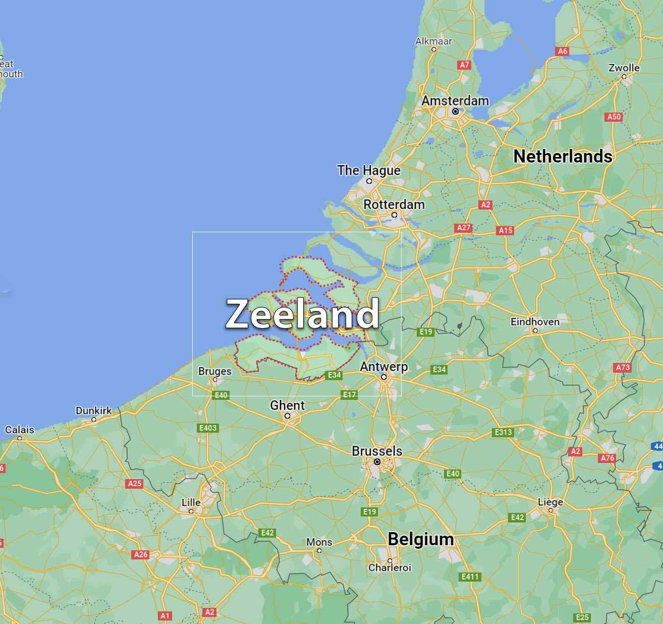 Zeeland, also known as the Old Zealand