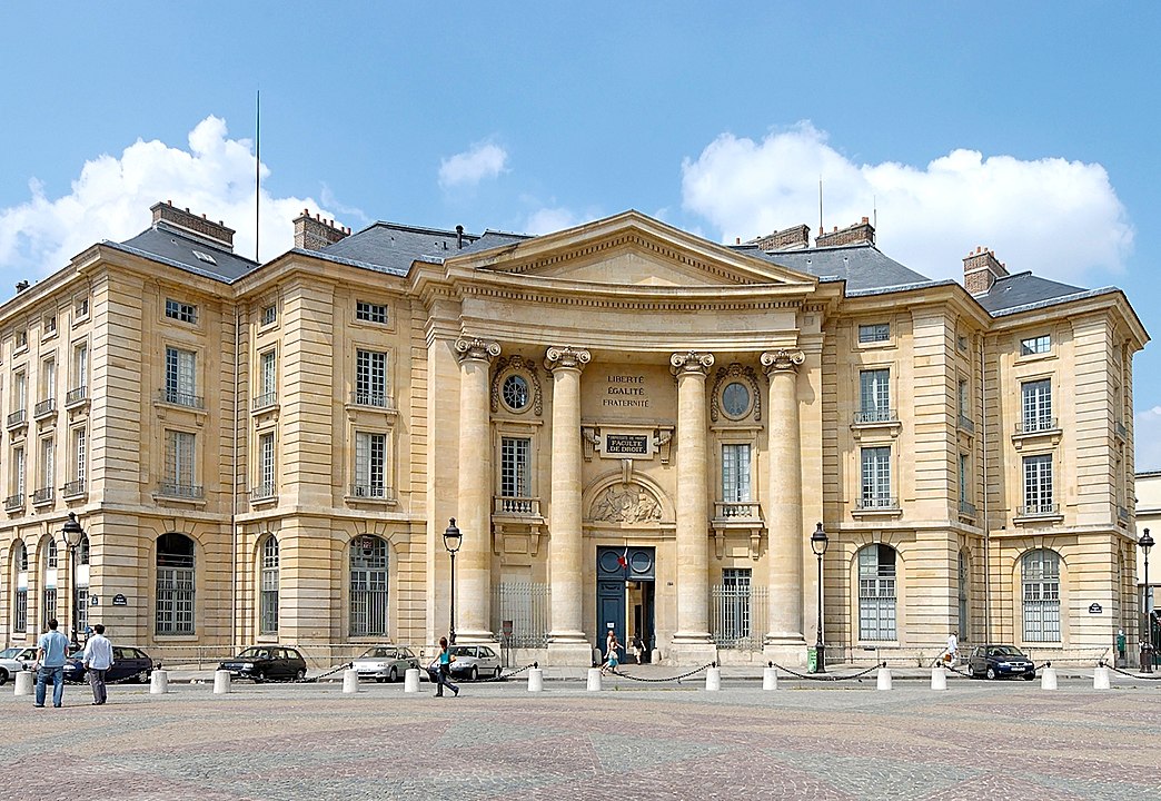 Main building of the Panthéon-Sorbonne and Panthéon-Assas universities, former Faculty of Law and Economics of the University of Paris. Place du Panthéon, Paris.