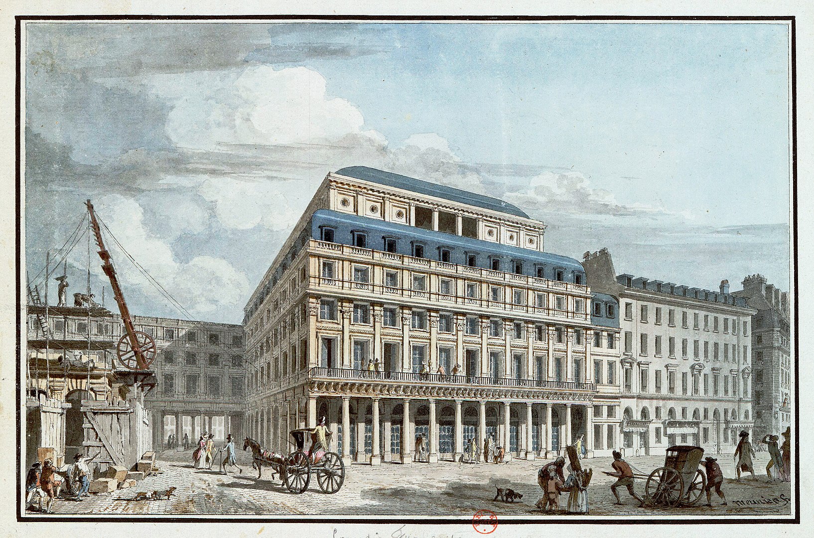 Paris, the Salle Richelieu, as designed by the architect Victor Louis. In 1799 it became the home of the Comédie-Française.