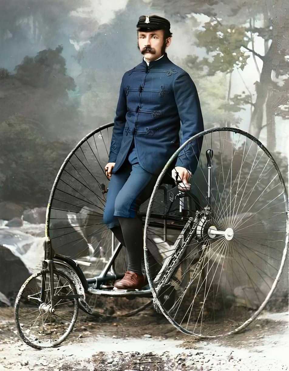 Mr. McLeod, Bicycle Club, Montreal, 1885.