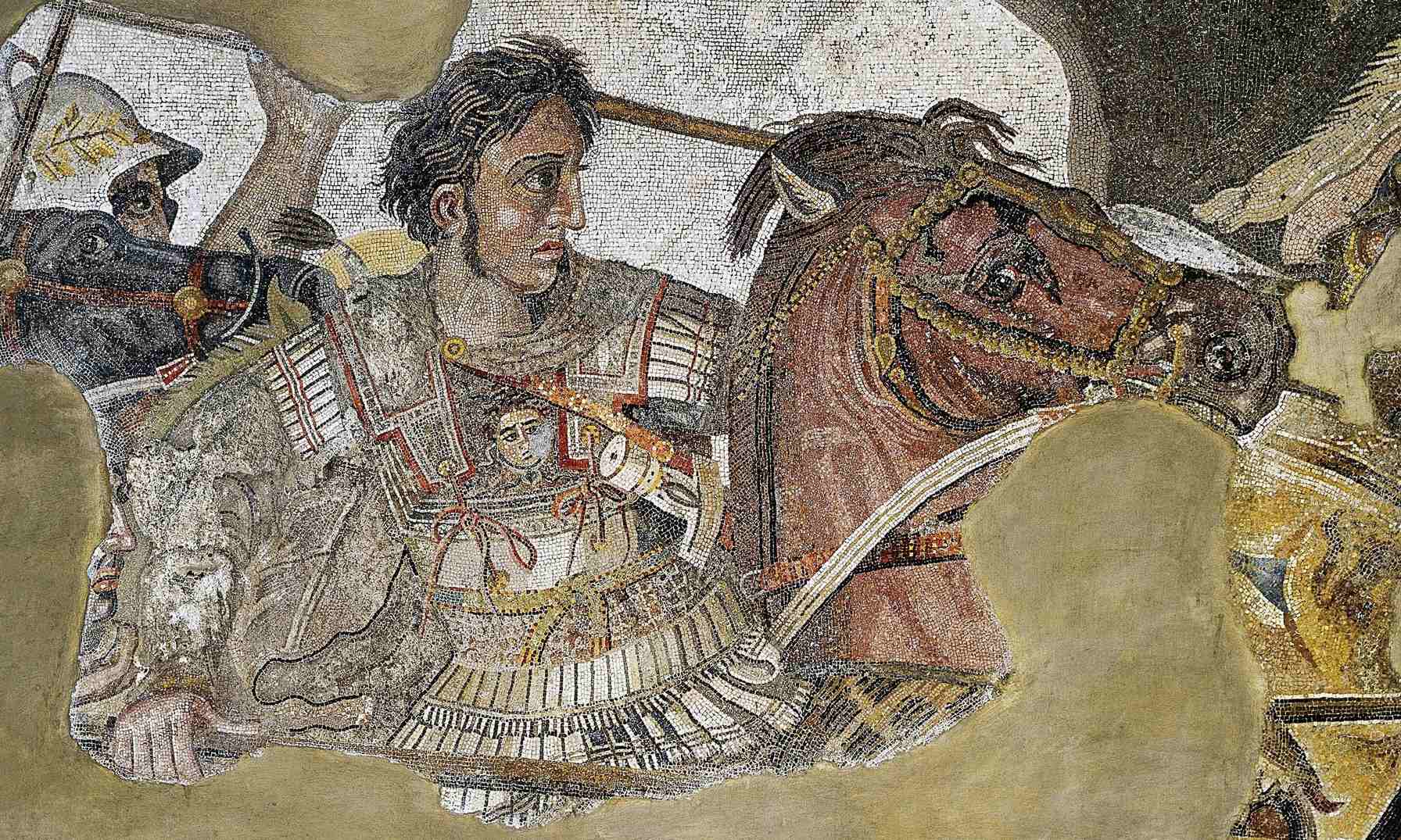 Alexander Mosaic (detail), House of the Faun, Pompeii